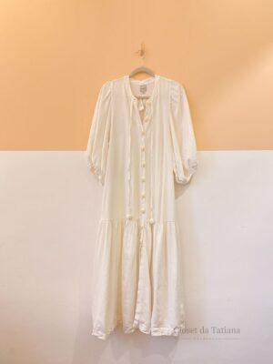 Vestido Off Botões Anpô | Tam: M