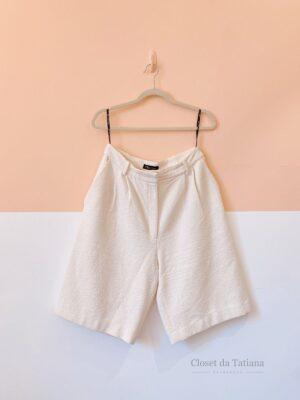 Bermuda Textura Off White Nv | Tam: 38