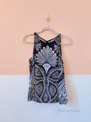 Regata P&B Estampada Farm | Tam: GG