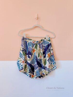 Short Estampado Azul Farm | Tam: G