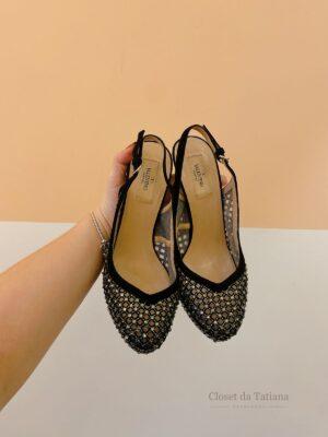 Salto Preto Brilhos Valentino | Tam: 37