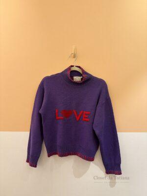 Tricot Roxo Love Fernanda Di Biase | Tam: P