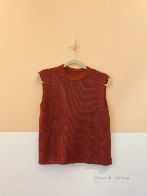 Blusa Tricot Vinho | Tam: P