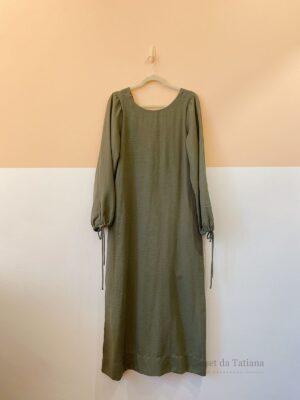 Vestido Longo Musgo Nanaminze | Tam: M