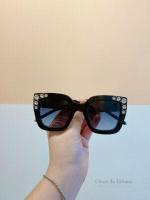 Óculos Preto Brilhos Carolina Herrera