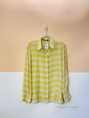 Camisa Listrada Verde Animale | Tam: 42