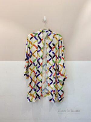 Kimono Longo Estampado Bdln Para Riachuelo | Tam: M