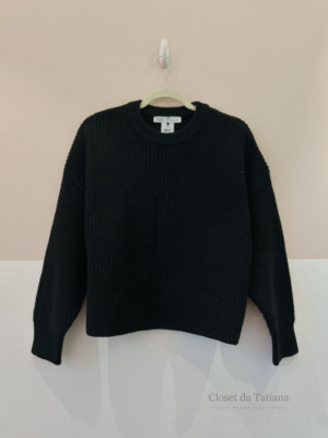 Tricot Preto Zara | Tam: M