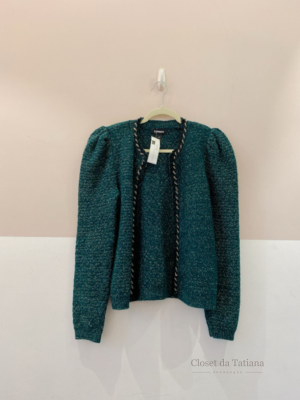 Casaco Tweed Verde Express | Tam: M
