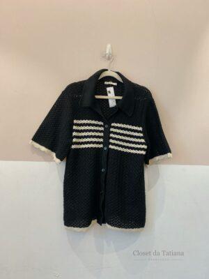 Camisa Crochet P&B Dress To | Tam: M