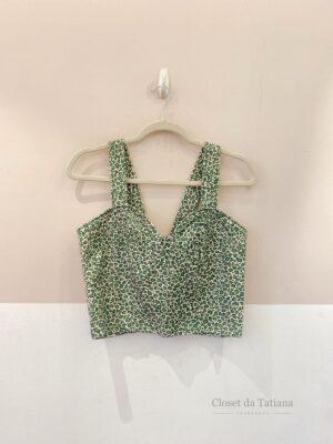 Top Onça Verde Caché | Tam: M