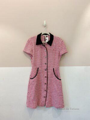 Vestido Tweed Rosa Maje | Tam: 38