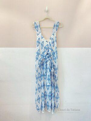 Túnica Branca Laise Azul Pura | Tam: M