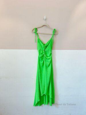 Vestido Verde Torção Ave Rara | Tam: M
