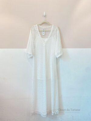 Kaftan Branco Renda Tashi P/M