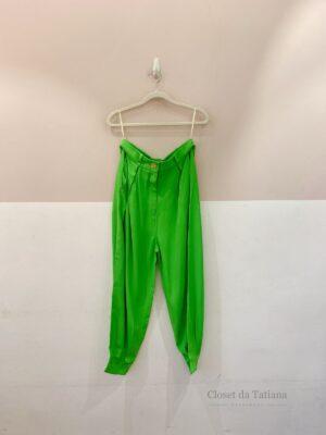 Calça Verde Helena By Nv | Tam: 40