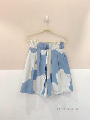 Short Estampado Azul A. Niemeyer | Tam: 38