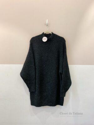 Tricot Preto Gola Zara | Tam: P