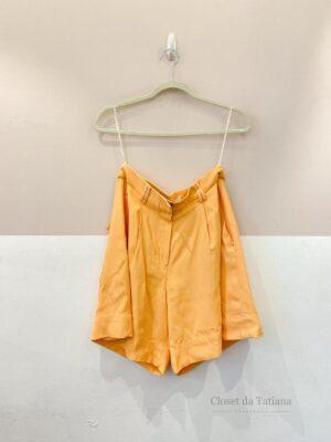 Bermuda Laranja Crepe Nk | Tam: 34
