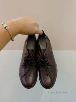 Oxford Salto Couro Vinho Tami | Tam: 36