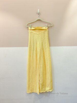 Calça Tricot Amarela Umore | Tam: PP