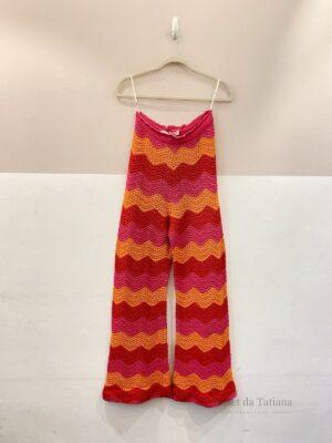 Pantalona Tricot Colorblocking Nv + La Rouge Belle | Tam: 38