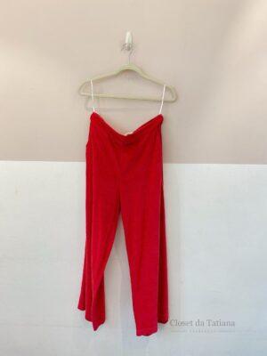 Calça Veludo Pink Luiza Botto | Tam: 38