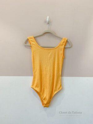 Body Canelado Coral Pitta | Tam: M