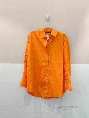 Camisa Laranja Zara | Tam: PP