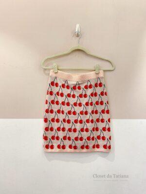 Minissaia Tricot Cerejas Benetton | Tam: P
