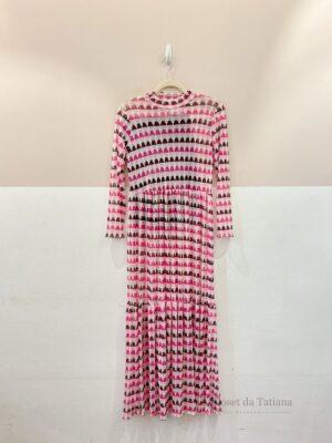 Vestido Longo Tule Estampado Zaye | Tam: PP