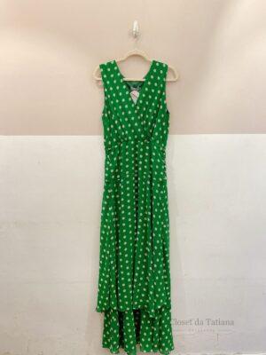 Vestido Midi Verde Poás | Tam: 42
