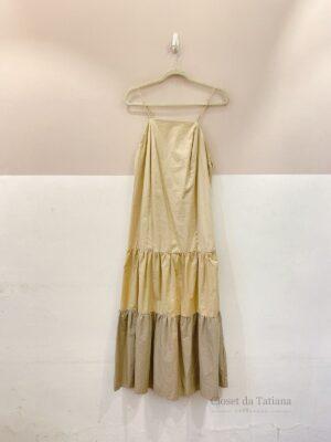 Vestido Midi Camadas Bege Animale | Tam: 36