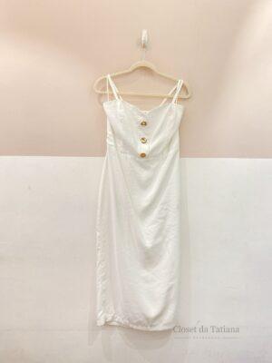 Vestido Midi Branco It Brand | Tam: M