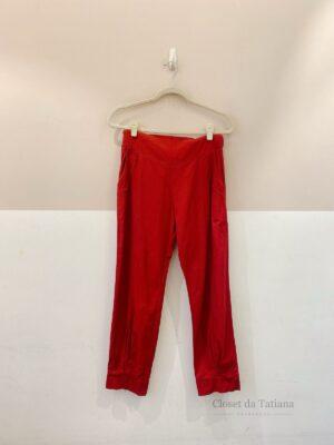 Calça Vermelha Mille Bises | Tam: M