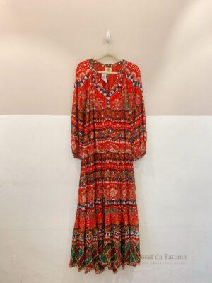 Vestido Longo Estampado Farm Global | Tam: P