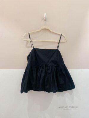 Bata Preta Peplum Loja 3 | Tam: G