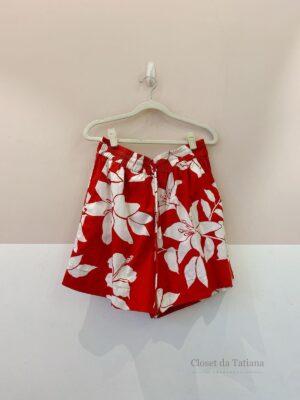 Short Floral Vermelho Dress To | Tam: G