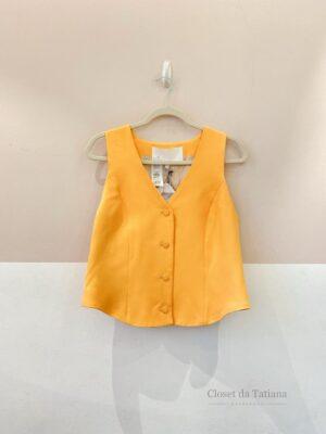 Colete Laranja Crepe Nk | Tam: G