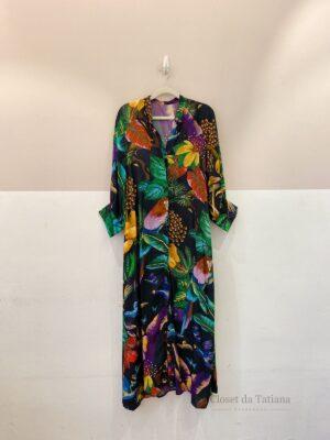 Chemise Midi Estampada | Tam: P