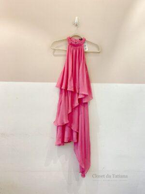 Vestido Rosa Camadas Renner | Tam: P
