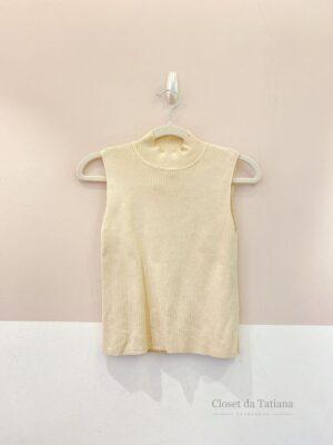 Blusa Tricot Bege C&A | Tam: P