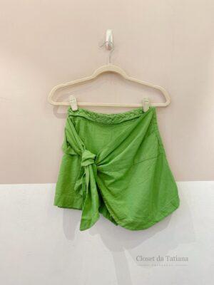 Short Verde Cós Trançado Luiza Botto | Tam: 34