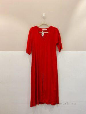 Vestido Longo Vermelho Pura | Tam: PP