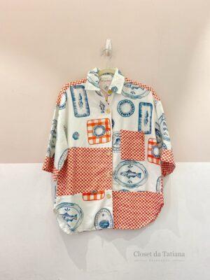 Blusa Estampada Anpô | Tam: M