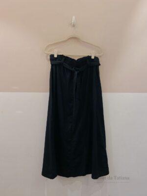 Saia Midi Preta Renner | Tam: G