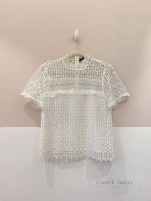 Blusa Renda Off Zara | Tam: P