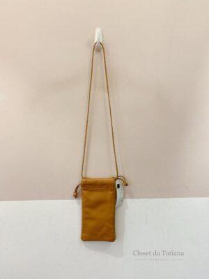Bolsa Couro Tiracolo Marrom