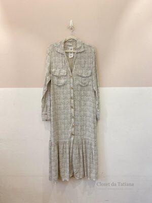 Vestido Longo Pintinhas Off Dress To | Tam: P