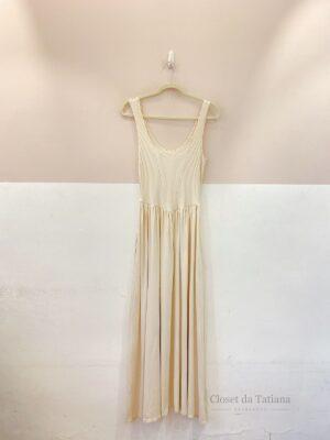 Vestido Midi Bege Ruela | Tam: M